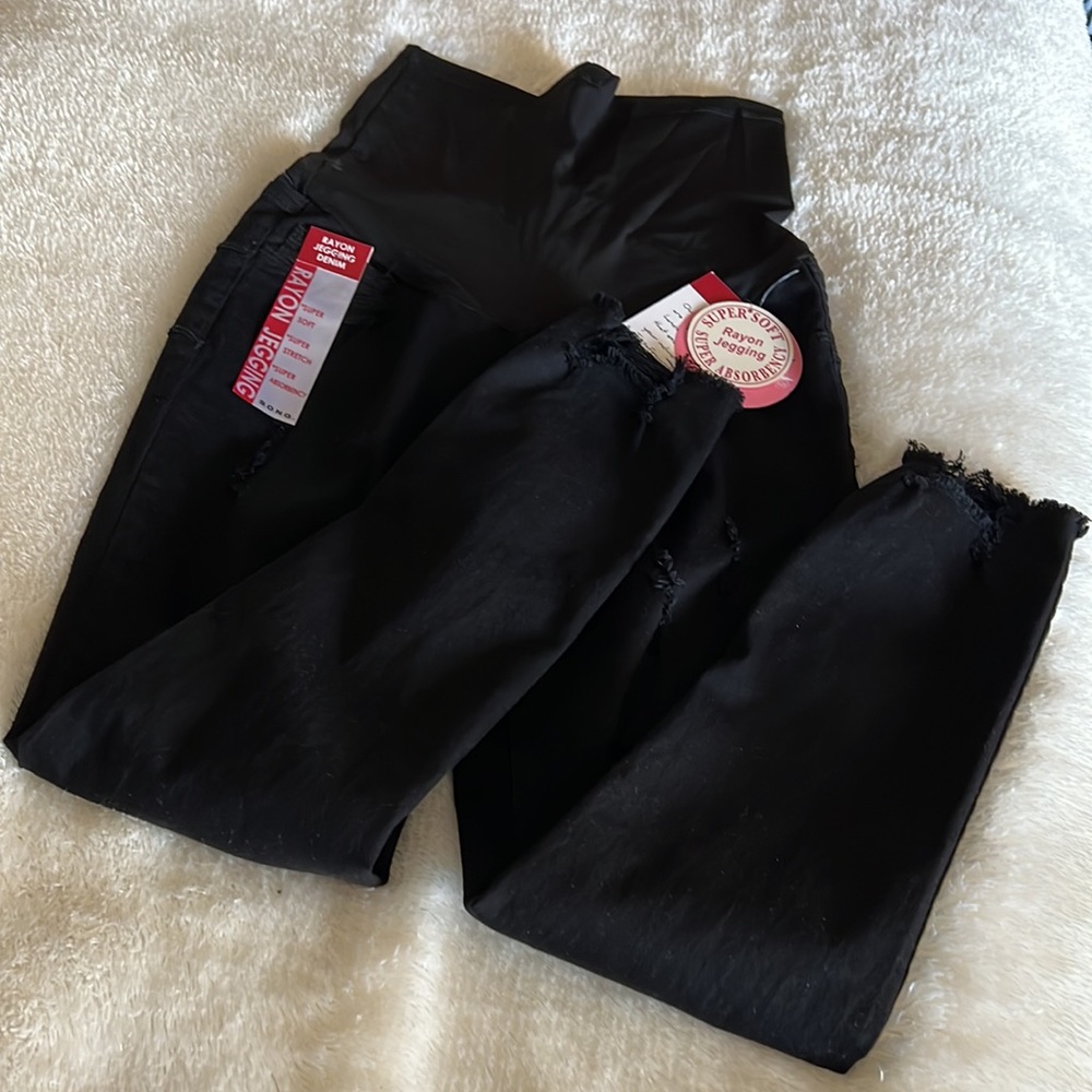 Maternity Fashion Skinny Ankle Grazer